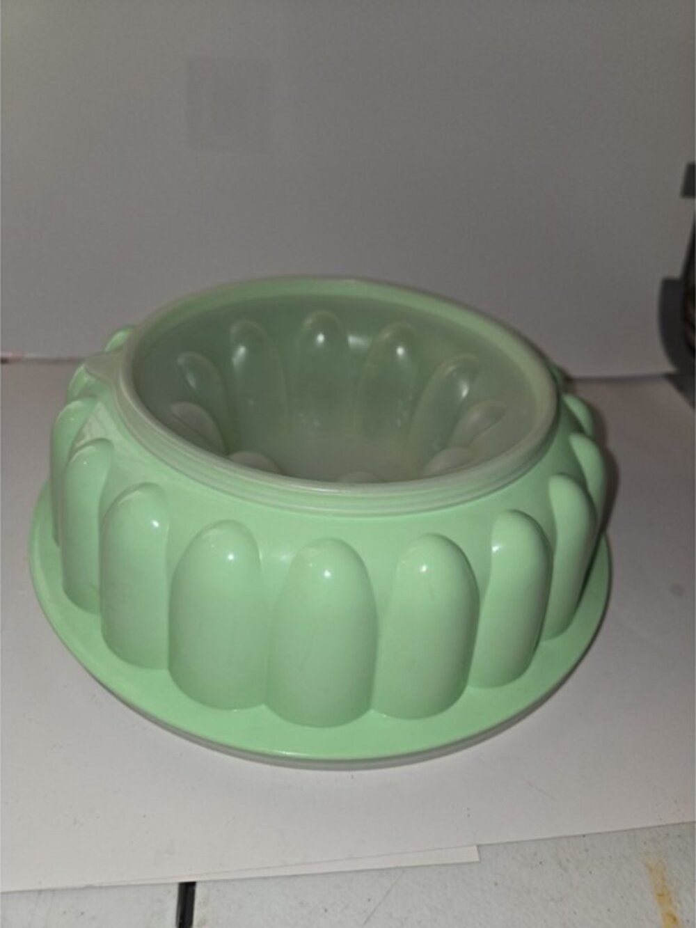 Tupperware Jello Mold Ice Ring Mint Green 1201 1202 1203 Vintage 3 Piece